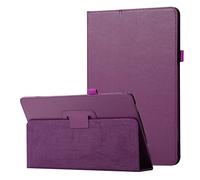 Étui de protection en cuir texturé pour tablette Sony Xperia Z1 - Fin et pliable - Protection arrière résistante aux chocs - Violet