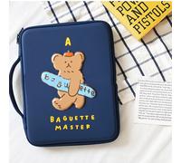 Étui de protection en EVA à motif ours mignon pour ordinateur portable 11 pouces, antichoc, compatible avec la plupart des ordinateurs portables 11