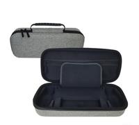 Étui de protection en EVA pour PlayStation Portal avec fermeture éclair pour étendre l'espace de rangement pour câbles ou accessoires (compartiment gris)