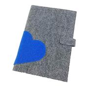 Étui de protection en feutre pour carnet de maternité allemand Bleu clair