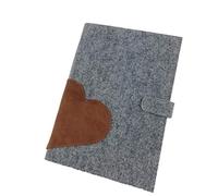 Étui de protection en feutre pour carnet de maternité allemand (marron, version allemande)