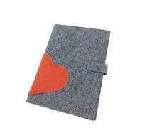 Étui de protection en feutre pour carnet de maternité allemand Orange