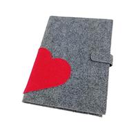 Étui de protection en feutre pour carnet de maternité allemand Rouge