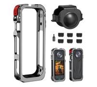 Étui de protection en métal pour accessoires Insta360 X5 avec verrouillage de sécurité à dégagement rapide