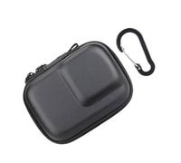 Étui de protection en mousse EVA imperméable à l'eau et à la poussière avec emplacements dédiés pour cartes mémoire, batteries, câble, caméra d'action en cuir PU