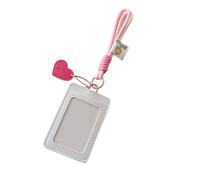 Étui de protection en polyuréthane pour carte photo, carte de crédit, pochette de présentation photo, pendentif, protection pour étudiant, blanc, Beauté de masse