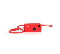 Étui de protection en silicone antidérapant compatible avec Kodak Charmera Keychain Camera pour une meilleure prise en main et une protection améliorées (rouge)