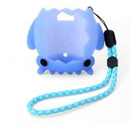 Étui de Protection en Silicone avec Dragonne pour Paradise Appareil Virtual Pet, 1:1 Ajustement Antichoc Imperméable Couverture Peau Protecteur Compatible avec Paradise Accessoires (Bleu)