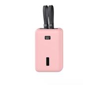Étui de Protection en Silicone Batterie Externe pour Anker Zolo 20 000 mAh 30 W : Protection intégrale Contre Les Chutes et la poussière - Housse de Protection et Accessoires (Rose)