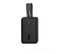 Étui de Protection en Silicone Batterie Externe pour Anker Zolo 20 000 mAh 30 W : Protection intégrale Contre Les Chutes et la poussière - Housse de Protection et Accessoires (Noir)