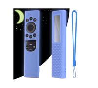 Étui de protection en silicone (bleu fluo) pour télécommande Samsung Tm2180eco Bn59 Smart TV Solar