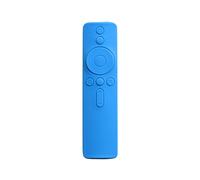 Étui de protection en silicone bleu pour télécommande Xiaomi Mi Box S/4x