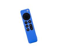 Étui de protection en silicone brillant avec poignée, Blue | Housse de protection complète anti-rayures lavable pour télécommande avec housse en silicone flexible antichoc