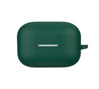 Étui de Protection en Silicone Casque pour Sony LinkBuds Clip WF-LC900 Étui Souple offrant Une Protection complète Contre Les Chocs, la poussière et Les Rayures, avec Crochet (Vert foncé)