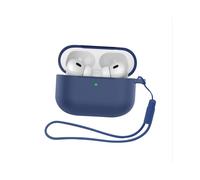 Étui de protection en silicone compatible avec Apple AirPods Pro 3 - Ensemble de deux pièces Blue