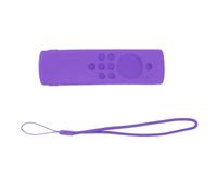 Étui de protection en silicone lavable pour télécommande Fire TV Stick Lite, doux, antidérapant et antichoc, avec cordon, style fantôme