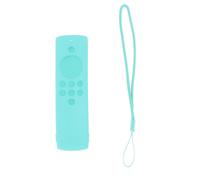 Étui de protection en silicone lavable pour télécommande Fire TV Stick Lite, doux, antidérapant et antichoc, avec cordon, style fantôme