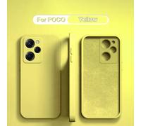 Étui De Protection En Silicone Liquide Pour Xiaomi Poco F5 X5 X3 M3 M4 X4 Pro Nfc F3 F4 Gt,Couverture Arrière De Téléphone Souple,Accessoires De Protection.Yellow.For Poco F1