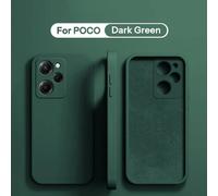 Étui De Protection En Silicone Liquide Pour Xiaomi Poco F5 X5 X3 M3 M4 X4 Pro Nfc F3 F4 Gt,Couverture Arrière De Téléphone Souple,Accessoires De Protection.Dark Green.For Poco F1