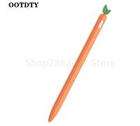 Étui de protection en Silicone, mignon, feuille de carotte, étui de protection, couverture de pointe de peau, pour stylo tactile Apple 1er 2ème