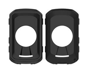 Étui de protection en silicone noir compatible avec Garmin Edge 850 et Edge 550