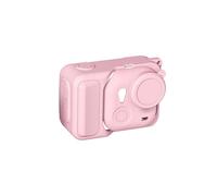 Étui de Protection en Silicone pour Appareil Photo GO Ultra, Coque intégrale Antichoc avec Capuchon d'objectif, lanière Anti-Perte, étui en Silicone pour Module d'action, Trous de (Rosa)