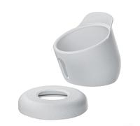 Étui de protection en silicone pour batterie Nest Cam extérieur ou intérieur - Conçu pour protéger l'appareil photo des rayures, de la poussière et des conditions météorologiques (blanc)