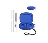 Étui de protection en silicone pour casque de sport sans fil JBL Endurance Zone, résistant aux chocs, toergy étanche, doux et durable, avec cordon, porte-clés et outil de nettoyage, bleu