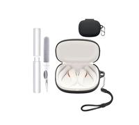 Étui de protection en silicone pour casque JBL Endurance Peak 4 - Résistant aux chocs, toergy imperméable, doux et durable, avec cordon, porte-clés et outil de nettoyage - Noir