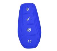 étui de protection en silicone pour clé de voiture E2 e3 d1 - Couleur : Bleu