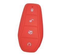 étui de protection en silicone pour clé de voiture E2 e3 d1 - Couleur : Rouge