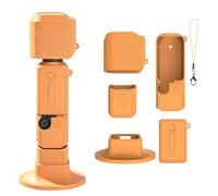 Étui de protection en silicone pour DJI Osmo POCKET 4, étui souple avec support de base de bureau, protection complète de l'écran de l'objectif de l'appareil photo, protection complète pour les