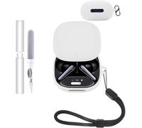 Étui de protection en silicone pour écouteurs intra-auriculaires sans fil Soundcore Liberty 4 Pro, résistant aux chocs, toergy étanche, doux et durable, avec cordon, porte-clés et outil de nettoyage