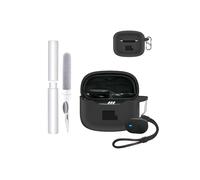 Étui de protection en silicone pour écouteurs JBL Tune Buds 2 - Résistant aux chocs, toergy imperméable, doux et durable, avec cordon, porte-clés et outil de nettoyage, noir