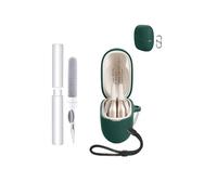Étui de protection en silicone pour écouteurs Panasonic RB-F10DE-K - Résistant aux chocs - toergy imperméable, doux et durable - Avec cordon - Porte-clés et outil de nettoyage - Vert