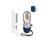 Étui de protection en silicone pour écouteurs Panasonic RB-F10DE-K - Résistant aux chocs - toergy imperméable, doux et durable - Avec cordon - Porte-clés et outil de nettoyage - Bleu