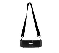 Étui de protection en silicone pour haut-parleur Beats Pill 2024, résistant aux chocs avec bandoulière, peau douce et anti-rayures, pochette de transport portable, noir (noir)