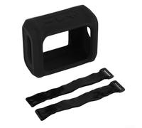 Étui de protection en silicone pour haut-parleur JBL GO3 avec support de vélo pour plus de commodité de voyage (noir)