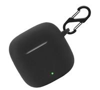 Étui de protection en silicone pour Huawei FreeBuds SE2, étui de protection résistant aux chocs et coque de protection de la peau pour Huawei FreeBuds SE 2 avec porte-clés (noir)
