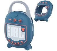 Étui de protection en silicone pour JBL Clip 5 Ultra - Étui de protection pour haut-parleur Bluetooth portable (étui uniquement) - Bleu