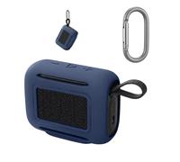 Étui de Protection en Silicone pour JBL Go5 Enceinte, Coque de Protection Souple Couvrant Ensemble de Appareil, Résistant aux Chutes et Aux Chocs, Lavable pour JBL GO5 Accessoires Audio (Bleu Marine)