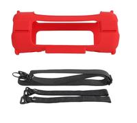Étui de Protection en Silicone pour JBL Grip Enceinte, Housse de Protection Portable Anti-Chute avec Sangles Fixes et Lanière, Étui pour JBL Grip Enceinte (Rouge)