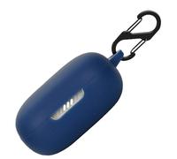 Étui de protection en silicone pour JBL Live Flex, résistant aux chocs et coque de protection de la peau pour JBL Live Flex avec porte-clés (bleu foncé)