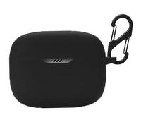 Étui de protection en silicone pour JBL Tune 230 NC TWS - Étui de protection résistant aux chocs et coque de protection de la peau pour JBL Tune 230NC TWS - Avec porte-clés - Noir