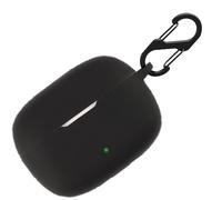 Étui de protection en silicone pour JBL Wave 200 TWS, résistant aux chocs et protection de la peau pour JBL Wave 200TWS, avec porte-clés, noir