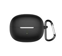 Etui de Protection en Silicone pour Les écouteurs sans Fil Bluetooth OpenDots One de SHOKZ Étui de Protection Antichoc et Anti-poussière avec Mousqueton (Noir)