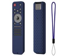 Étui de Protection en Silicone pour LG MR25GA Magic, Coque de Protection pour télécommande, étui de Protection pour Smart TV avec Cordon (étui Seul) (Bleu foncé)