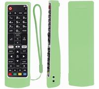 Étui De Protection En Silicone Pour Lg Smart Tv Télécommande, Akb75675301 Akb75675304 Akb74915305, Housse Coque Pour Pour Lg Télécommande, Antidérapage, Antisismique, Lavable (Vert Lumineux+Jaune)