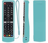 Étui De Protection En Silicone Pour Lg Smart Tv Télécommande, Akb75675301 Akb75675304 Akb74915305, Housse Coque Pour Pour Lg Télécommande, Antidérapage, Antisismique, Lavable (Bleu Lumineux+Jaune)