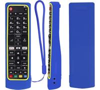 Étui De Protection En Silicone Pour Lg Smart Tv Télécommande, Akb75675301 Akb75675304 Akb74915305, Housse Coque Pour Pour Lg Télécommande, Antidérapage, Antisismique, Lavable (Bleu+Jaune)